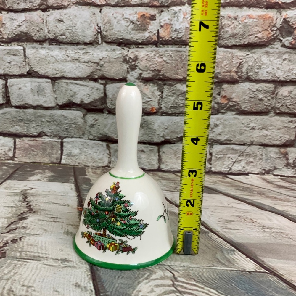 Spode Christmas Tree England Dinner Bell S3324-D - Picture 4 of 8